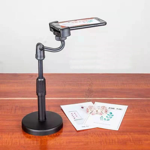 Trípode de escritorio para teléfono inteligente Iphone con soporte para teléfono Tripe para mesa de soporte para teléfono móvil