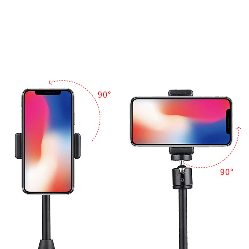 Trípode de escritorio para teléfono inteligente Iphone con soporte para teléfono Tripe para mesa de soporte para teléfono móvil