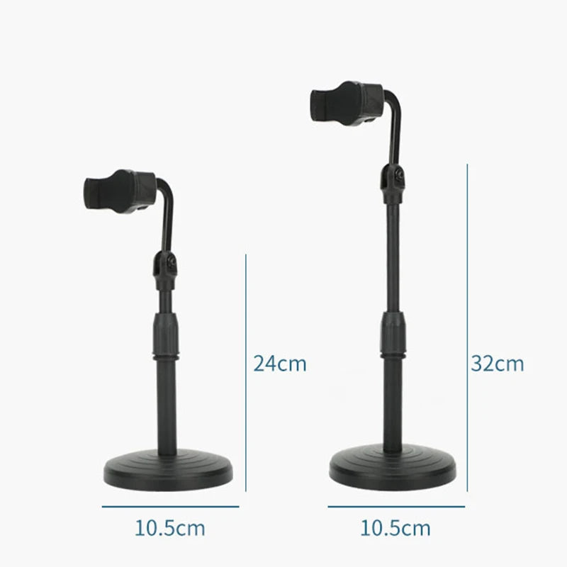 Trípode de escritorio para teléfono inteligente Iphone con soporte para teléfono Tripe para mesa de soporte para teléfono móvil